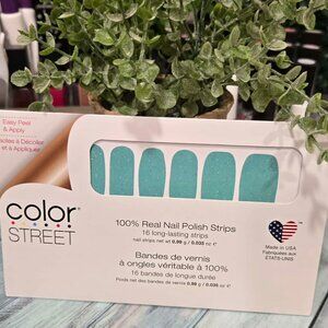 Color Street Blue Raspberry Jelly Press On Nail Design